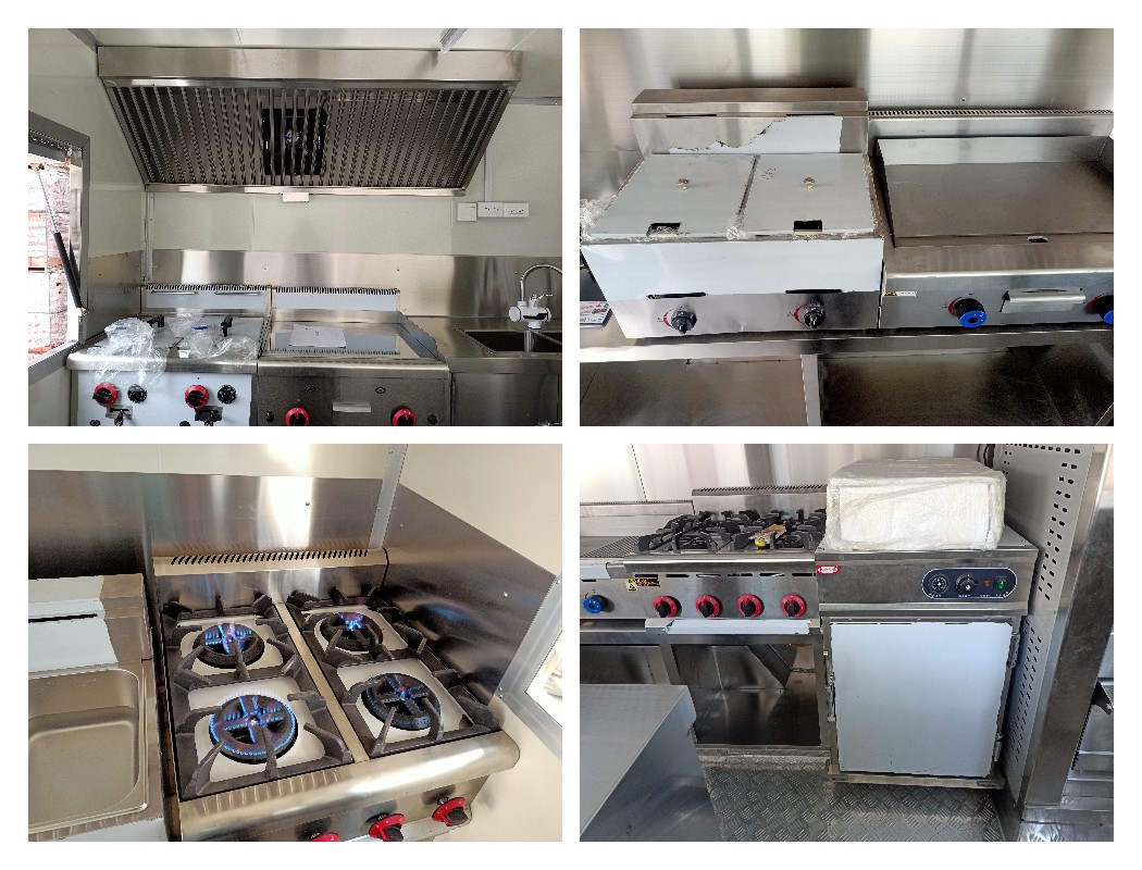 Commercial Kitchen Appliances for BBQ Trailer